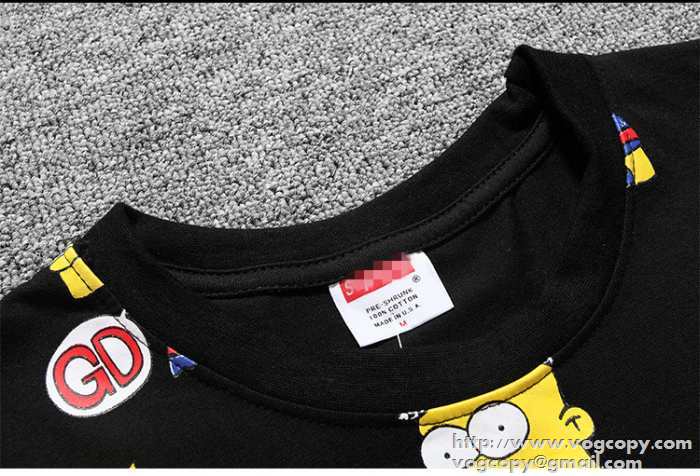 やすい　2015春夏 SUPREME シュプリーム 半袖Tシャツ 2色可選