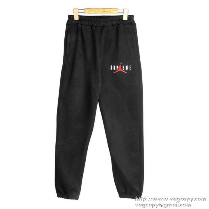 完売品　 2015秋冬 Supreme x Air Jordan ファッション性に溢れる　スポーツパンツ 2色可選