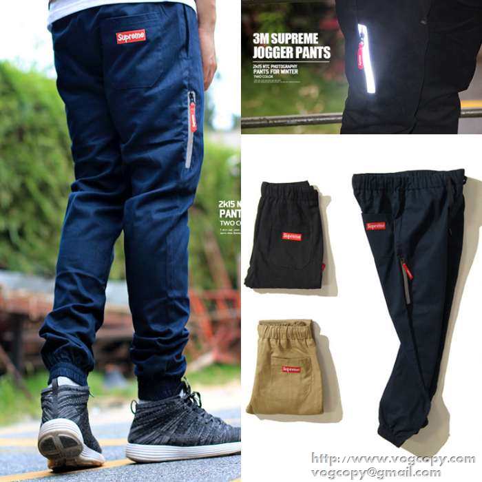 個性を主張してくれる 2015秋冬 SUPREME シュプリーム プレゼントに　チノパン 3色可選