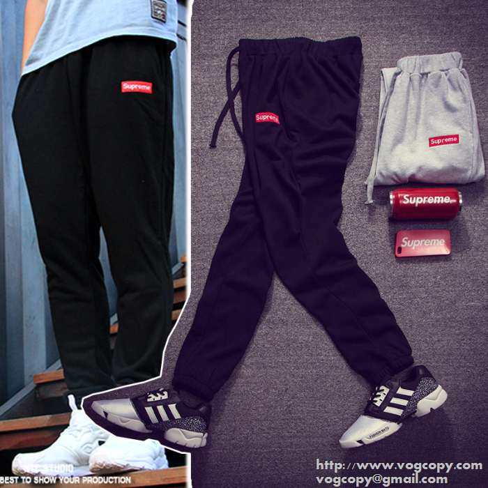 活躍するイメージの　 2015秋冬 supreme シュプリーム魅力的 スポーツパンツ 2色可選