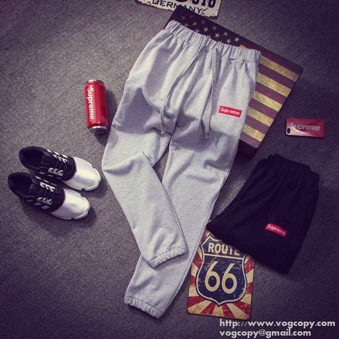 活躍するイメージの　 2015秋冬 supreme シュプリーム魅力的 スポーツパンツ 2色可選