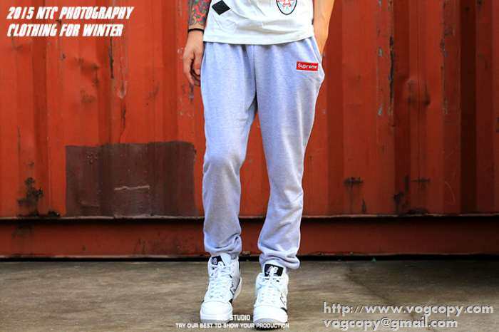 活躍するイメージの　 2015秋冬 supreme シュプリーム魅力的 スポーツパンツ 2色可選