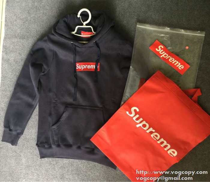 抜群の雰囲気が作れる!  2015秋冬  SUPREME シュプリーム パーカー 帽子付け　2色可選
