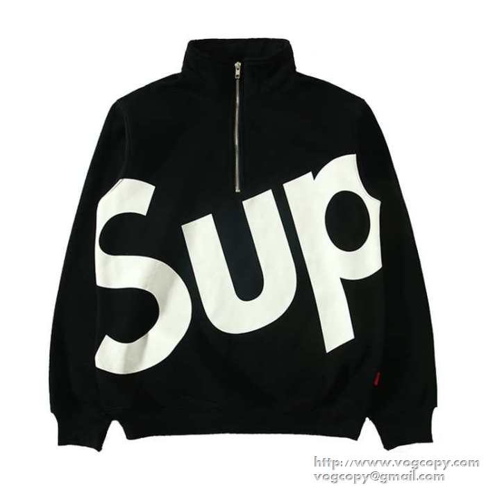 着心地抜群！ 2015秋冬 SUPREME シュプリーム ジップパーカー スタンドネック 5色可選