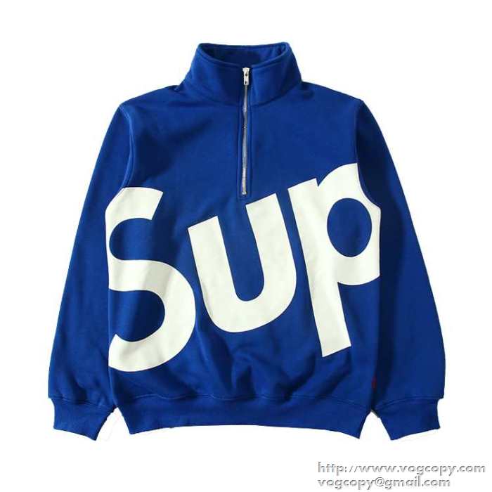 着心地抜群！ 2015秋冬 SUPREME シュプリーム ジップパーカー スタンドネック 5色可選