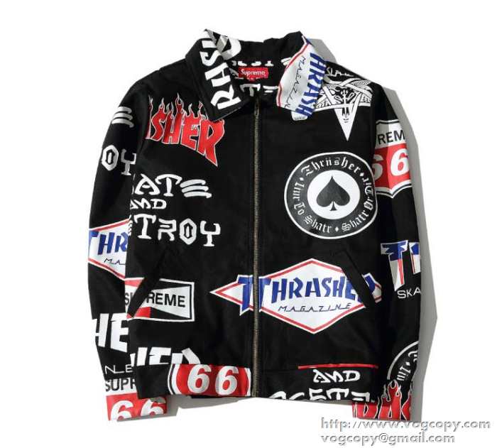 快適な着心地に 2015秋冬 SUPREME シュプリーム 活躍　ブルゾン 2色可選