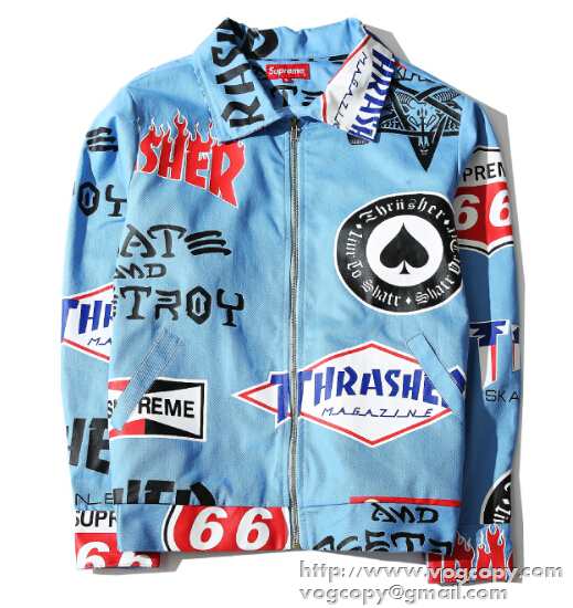 快適な着心地に 2015秋冬 SUPREME シュプリーム 活躍　ブルゾン 2色可選