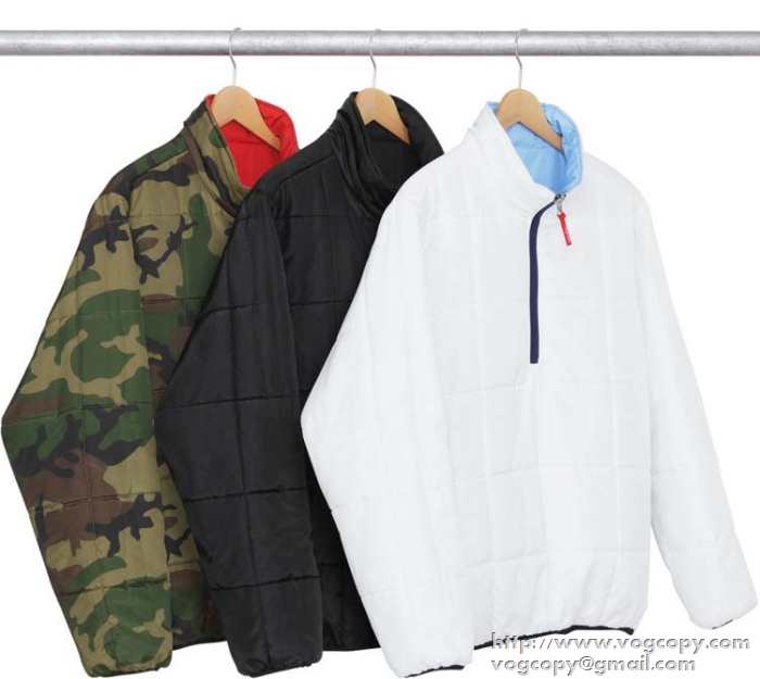 大人っぽく　2015秋冬 SUPREME シュプリーム ファッション性ある両面可用 綿入れ 3色可選