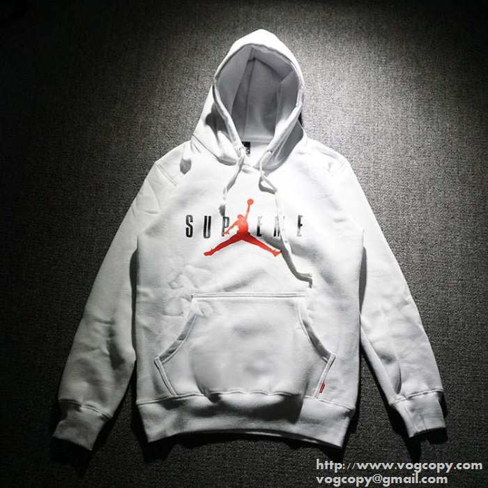 耐久性ある 2015秋冬 Supreme x Air Jordan 素敵なプルオーバーパーカー 男女兼用 3色可選
