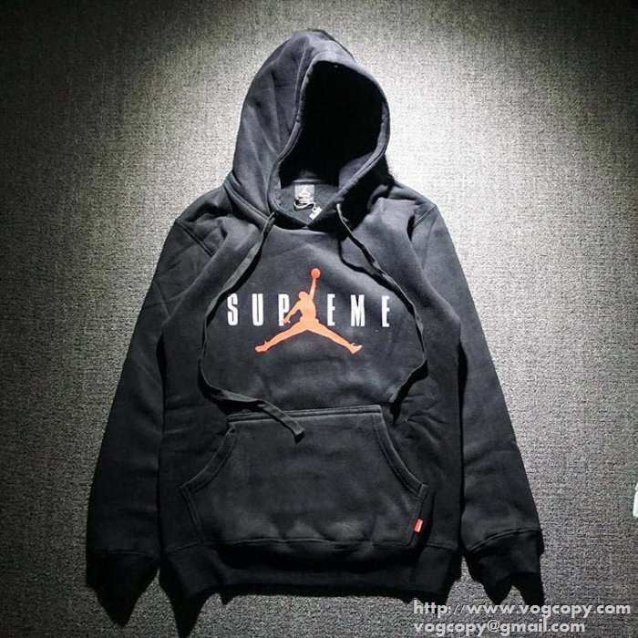 耐久性ある 2015秋冬 Supreme x Air Jordan 素敵なプルオーバーパーカー 男女兼用 3色可選