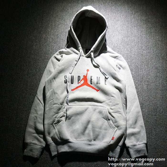 耐久性ある 2015秋冬 Supreme x Air Jordan 素敵なプルオーバーパーカー 男女兼用 3色可選