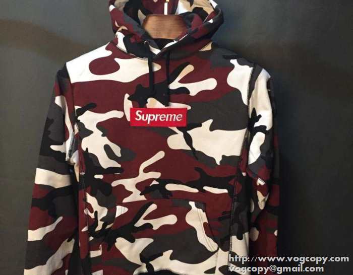 存在感抜群 2015秋冬 SUPREME シュプリーム 人気販売　プルオーバーパーカー 迷彩