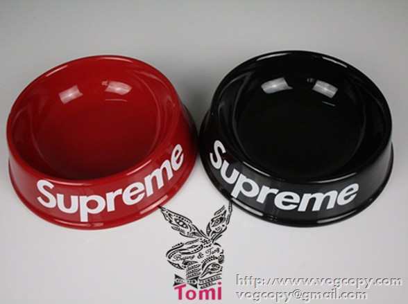 新作 2015 SUPREME シュプリーム 簡単なペット食器 2色可選