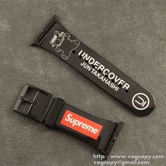 立体感を持つ 2015秋冬 SUPREME シュプリーム高感度な apple watch レザー 2色可選