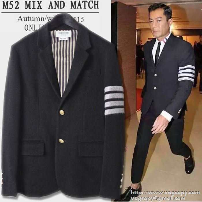 大人気 2015秋冬 THOM BROWNE トムブラウン　相性抜群の スーツ レジャー