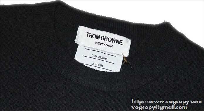 素肌に優しい　 2015秋冬 THOM BROWNE トムブラウン 値下げる　ニット 3色可選