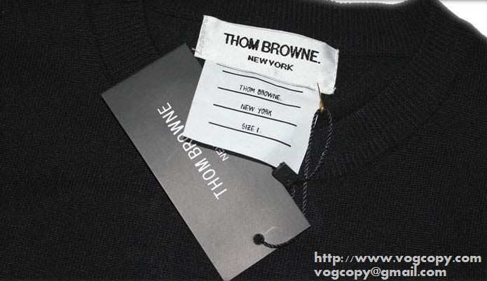 素肌に優しい　 2015秋冬 THOM BROWNE トムブラウン 値下げる　ニット 3色可選