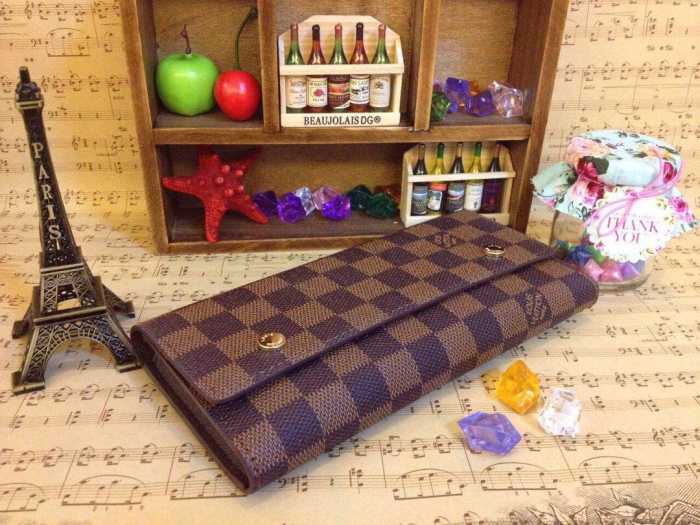 実用性も高く秋冬 louis vuitton ルイ ヴィトン 上質なレザーの長財布 カードケース シンプル 2色可選