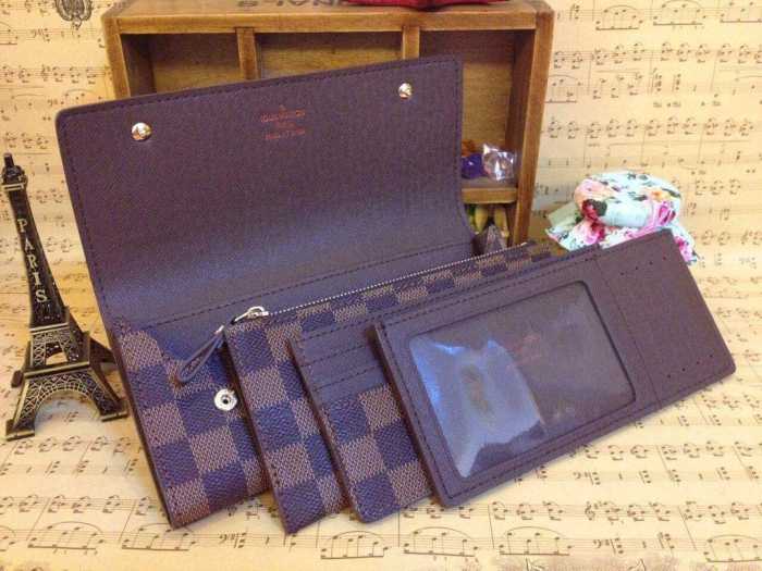 実用性も高く秋冬 louis vuitton ルイ ヴィトン 上質なレザーの長財布 カードケース シンプル 2色可選