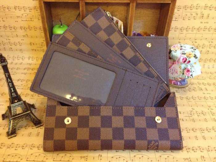 実用性も高く秋冬 louis vuitton ルイ ヴィトン 上質なレザーの長財布 カードケース シンプル 2色可選