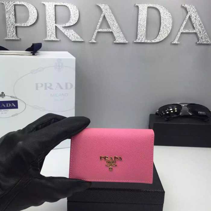 格安　秋冬 PRADA プラダ カード入れ付 小銭入れ　収納できる財布 6色可選