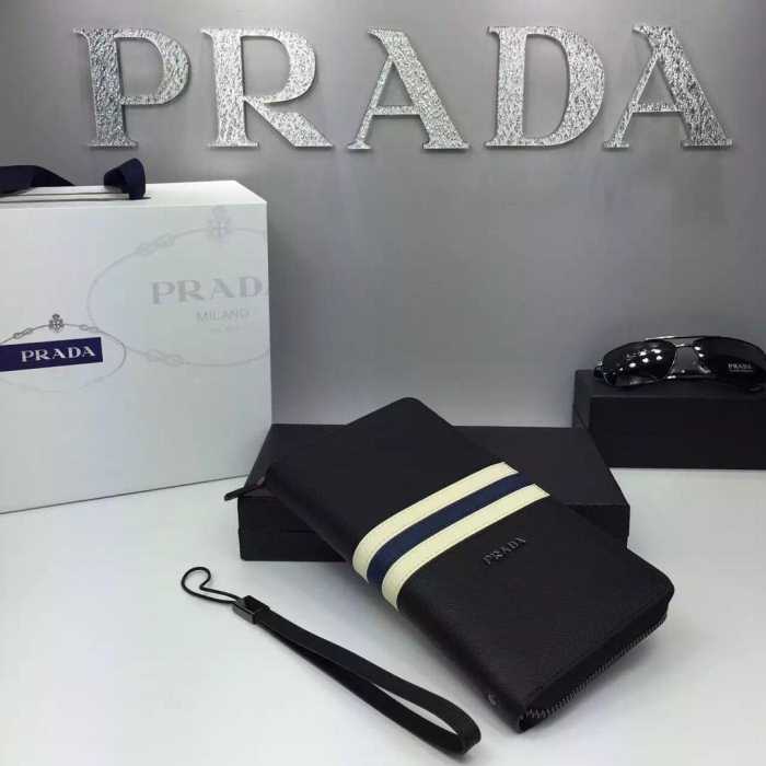 満点のアイレム　秋冬 PRADA プラダ 便利性に溢れるビジネスケース 3色可選