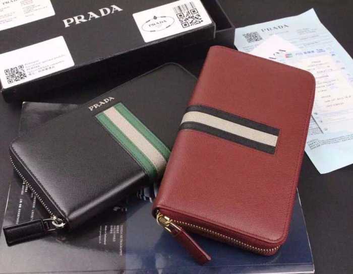 高級感を演出する　秋冬 prada プラダ ビジネスケース 魅力的な財布 2色可選