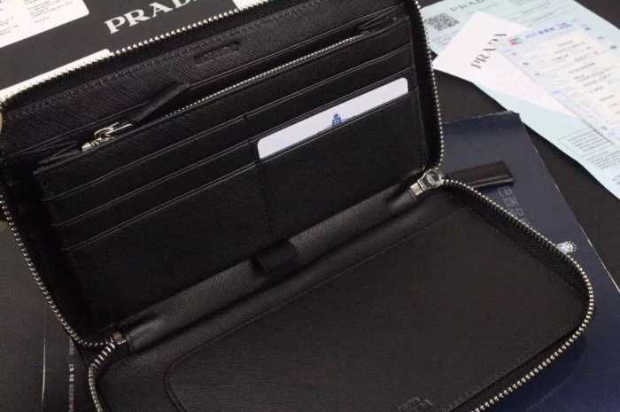 高級感を演出する　秋冬 prada プラダ ビジネスケース 魅力的な財布 2色可選