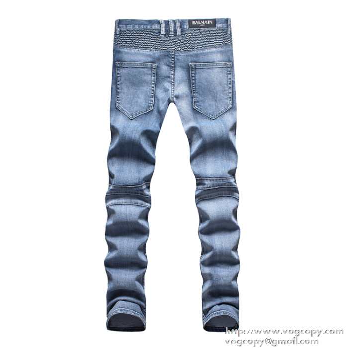 2015 格安 BALMAIN バルマン ファション　デザイン　テーパードデニムパンツ