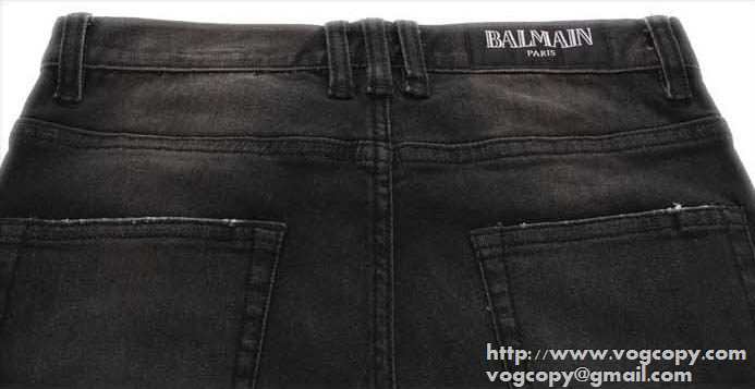 ファッション性に溢れる 2015秋冬 BALMAIN バルマン 今季セール　スキニーパンツ