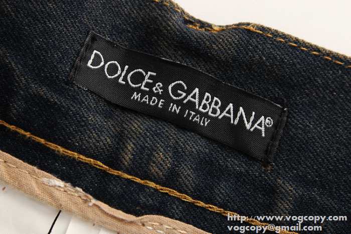 時流感を演出 2015 Dolce&Gabbana ドルチェ＆ガッバーナ 上品　ダメージデニム
