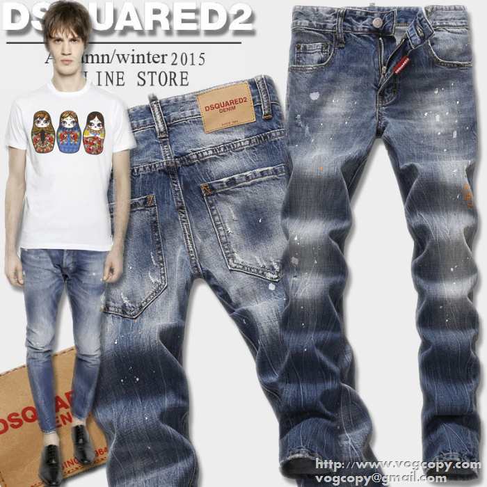 特殊な加工を施し 2015 DSQUARED2 ディースクエアード ジーンズ