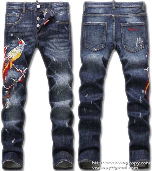 デザイン性のある 2015 DSQUARED2 ディースクエアード 綺麗　ジーンズ