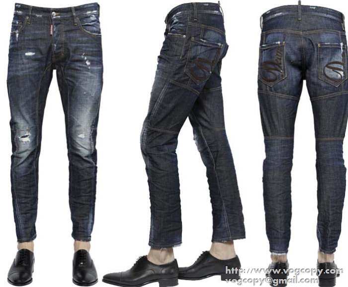 キレイに　2015 DSQUARED2 ディースクエアード カジュアル　ダメージデニム