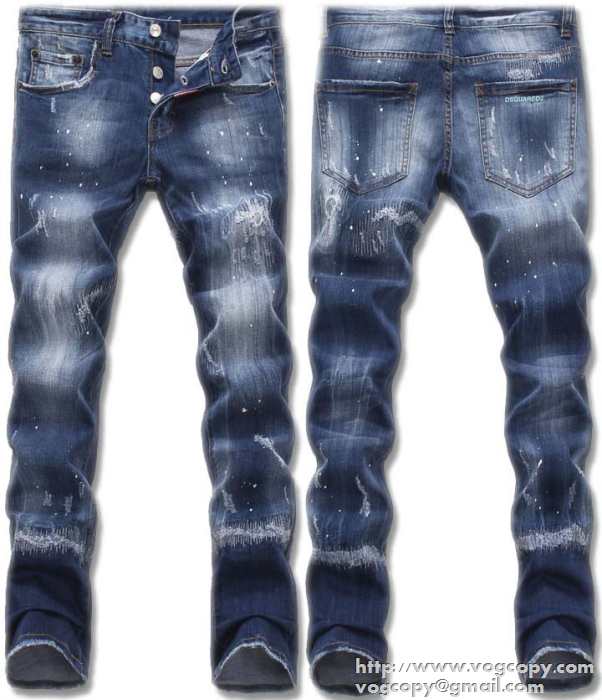 活躍　2015 DSQUARED2 ディースクエアード 大胆なジーンズ