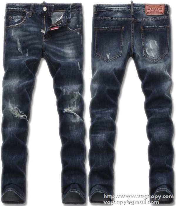 美品 2015 DSQUARED2 ディースクエアード フィット感良く　ダメージデニム