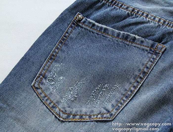 評価が高い 2015 PHILIPP PLEIN フィリッププレイン 大人気　ダメージデニム