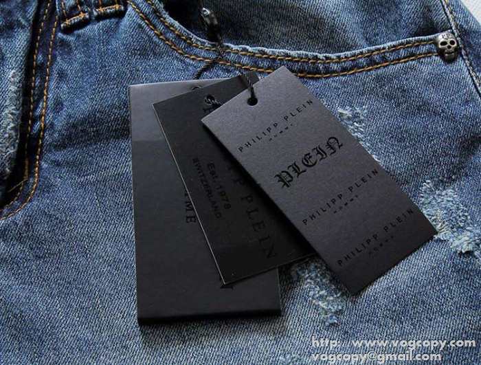 評価が高い 2015 PHILIPP PLEIN フィリッププレイン 大人気　ダメージデニム