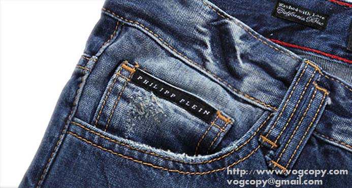 耐久性優れる 2015 PHILIPP PLEIN フィリッププレイン　注目ハーフデニム