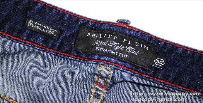 耐久性優れる 2015 PHILIPP PLEIN フィリッププレイン　注目ハーフデニム