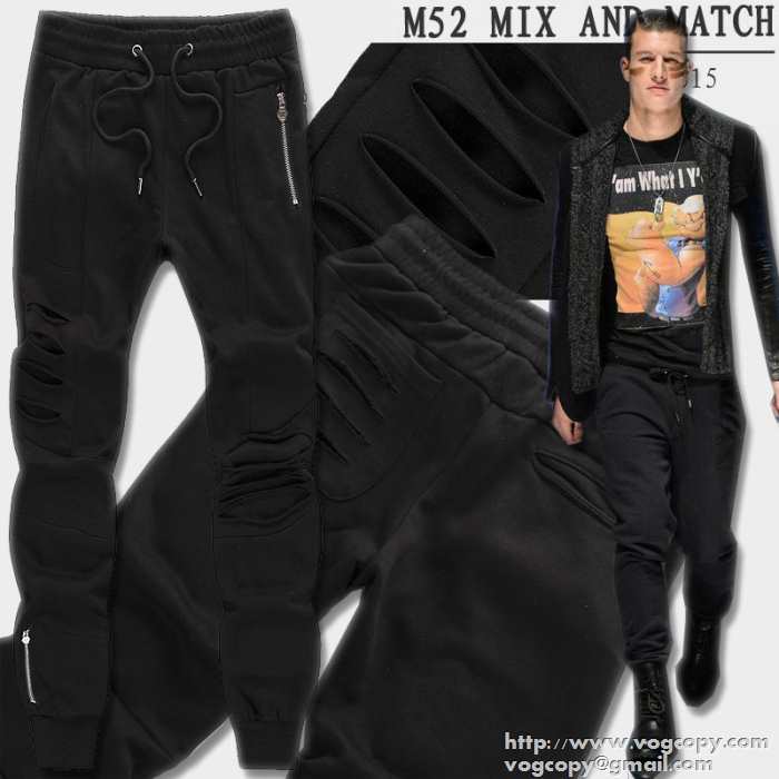 フィット感が良好　 2015 PHILIPP PLEIN フィリッププレイン 耐久性ある　テーパードデニムパンツ