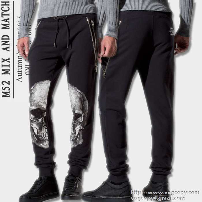 個性的 2015 PHILIPP PLEIN フィリッププレイン 最高級　チノパン 2色可選