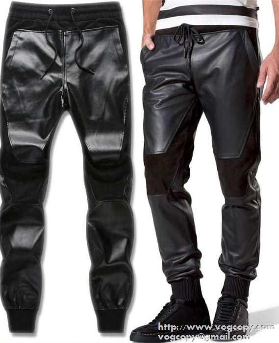 今季セール 2015秋冬 PHILIPP PLEIN フィリッププレイン 美脚効果　レザーパンツ