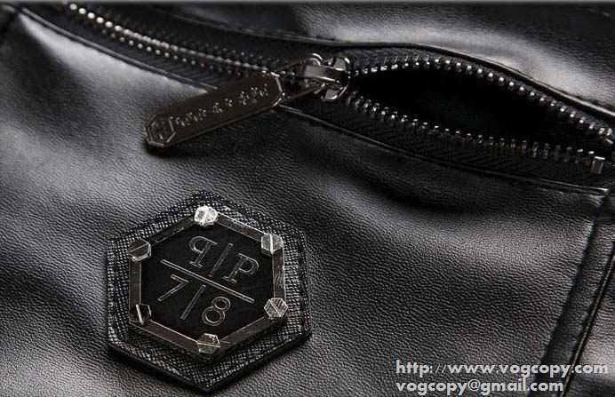 高級感満点の　2015秋冬 PHILIPP PLEIN フィリッププレイン存在感を演出　 レザーパンツ