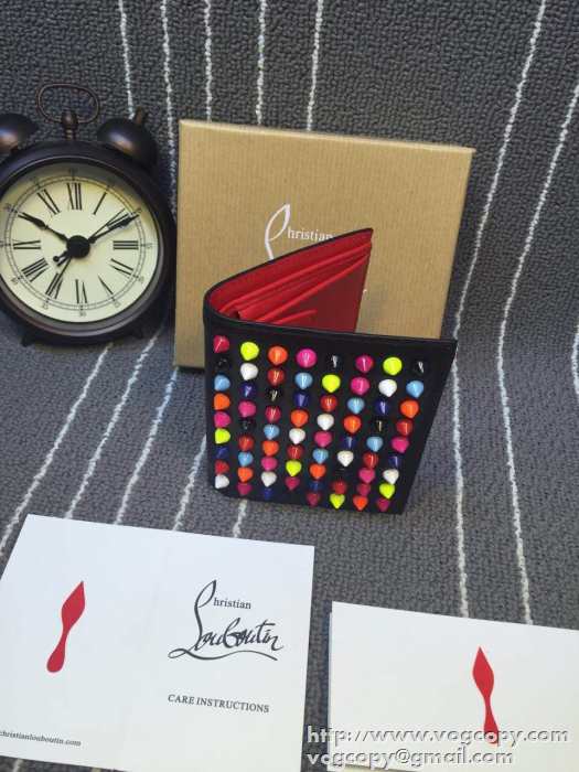 人気販売　2015 Christian Louboutinクリスチャンルブタン 抜群財布 クリップウォレット