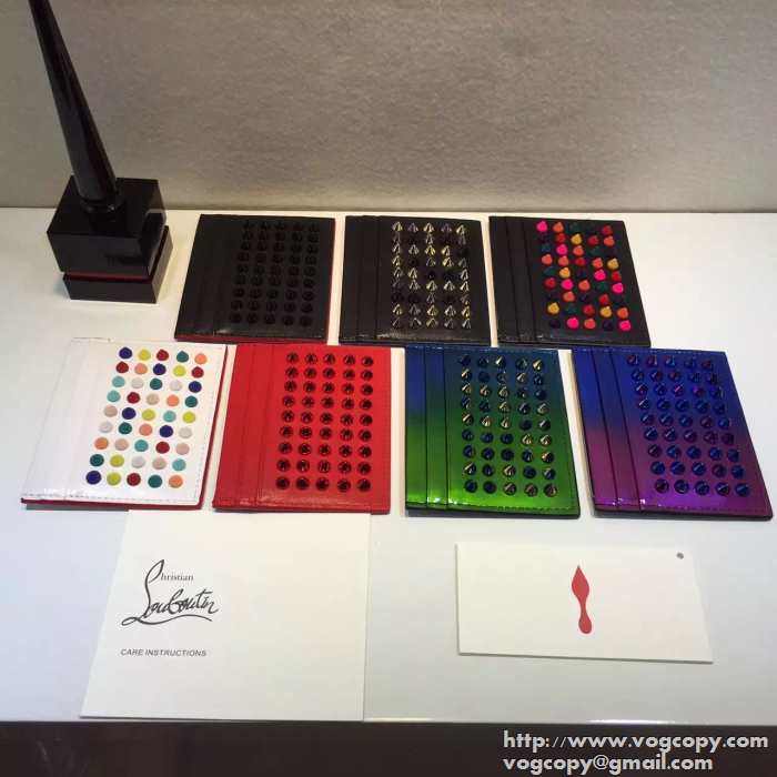 最適なアイテム　 2015 Christian Louboutinクリスチャンルブタン 落ち着いた財布 カードケース 多色選択可