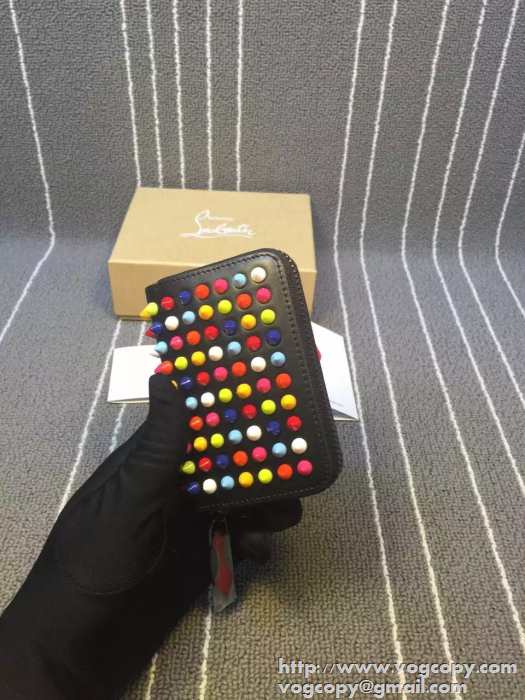 お買い得 2015 Christian Louboutinクリスチャンルブタン 収納力も抜群　財布 ファスナー　カードケース 多色可選択
