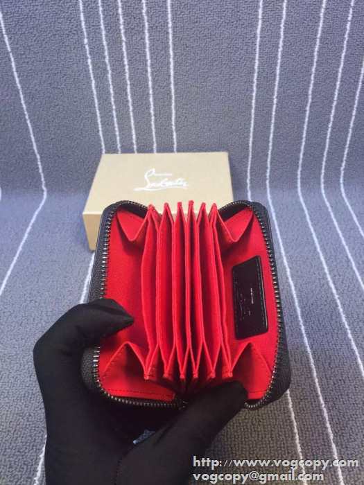 お買い得 2015 Christian Louboutinクリスチャンルブタン 収納力も抜群　財布 ファスナー　カードケース 多色可選択