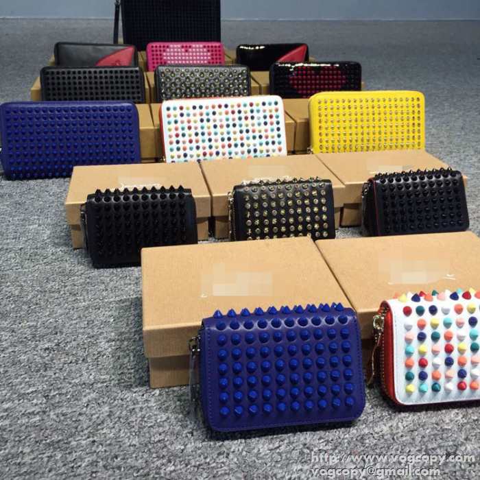 上品上質な 2015 Christian Louboutinクリスチャンルブタン 人気販売　財布 ファスナー　カードケース 多色選択