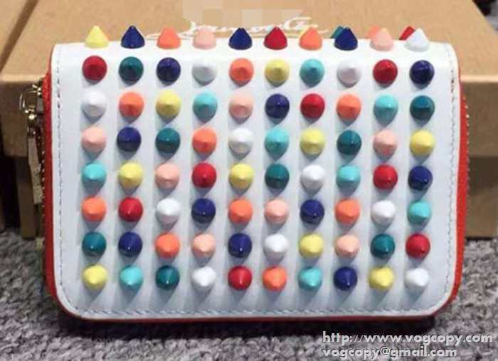 上品上質な 2015 Christian Louboutinクリスチャンルブタン 人気販売　財布 ファスナー　カードケース 多色選択